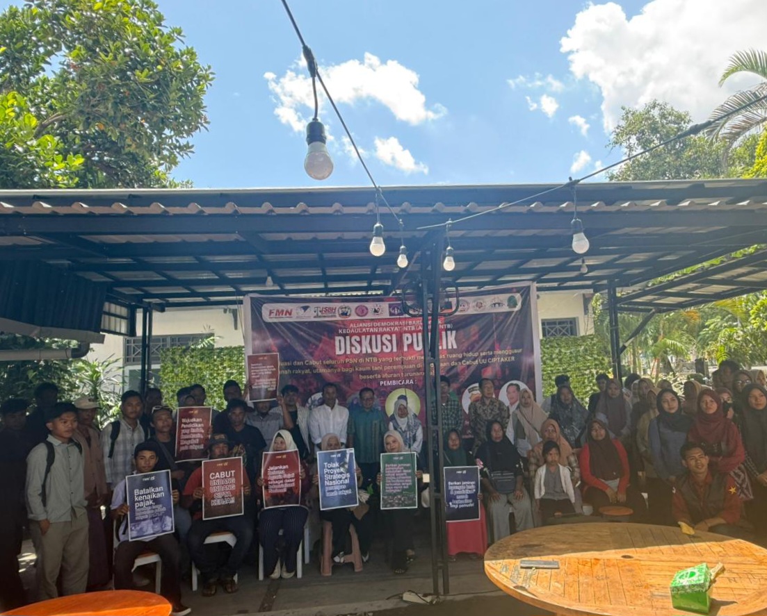 Aliansi ADBKR-NTB Gelar Diskusi Publik, Bahas Evaluasi PSN dan Isu Agraria di NTB
